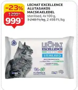 Auchan LECHAT EXCELLENCE ALUTASAKOS MACSKAELEDEL ajánlat