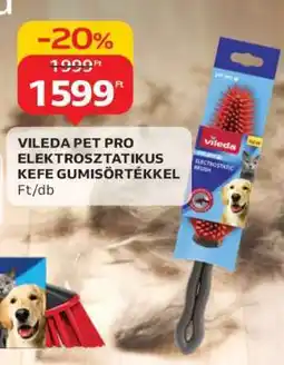 Auchan Vileda Pet Pro Elektrosztatikus Kefe Gumisörtékkel ajánlat