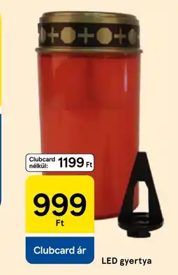 Tesco LED gyertya ajánlat