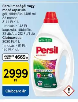 Tesco Persil mosógél vagy mosókapszula ajánlat