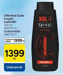 Tesco STR8 Red Code frissítő tusfürdő ajánlat