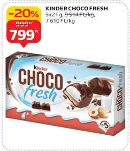 Auchan KINDER Choco Fresh ajánlat