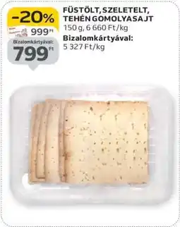 Auchan Füstölt, szeletelt, tehén gomolyasajt ajánlat