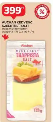 Auchan Auchan Kedvenc Szeletelt Sajt ajánlat