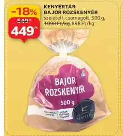 Auchan Kenyértár Bajor Rozskenyér ajánlat
