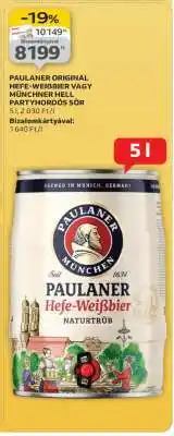 Auchan PAULANER ORIGINAL HEFE-WEISSBIER VAGY MÜNCHNER HELL PARTYHORDÓS SÖR ajánlat
