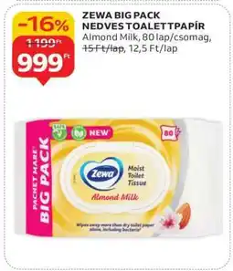 Auchan ZEWA BIG PACK NEDVES TOALETTPAPÍR ajánlat