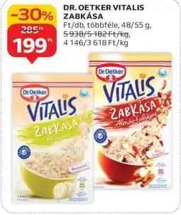 Auchan DR OETKER Vitalis zabkása ajánlat