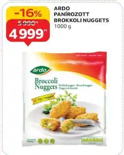 Auchan ARDO PANÍROZOTT BROKKOLI NUGGETS ajánlat