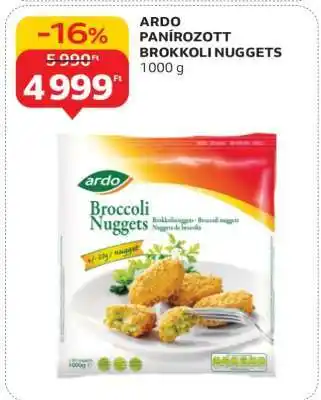 Auchan ARDO PANÍROZOTT BROKKOLI NUGGETS ajánlat