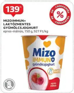 Auchan Mizo Immun+ Laktózmentes Gyümölcsjoghurt ajánlat