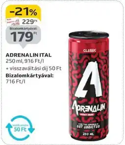 Auchan ADRENALIN ITAL ajánlat