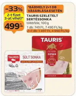 Auchan Tauris szeletelt sertéssonka ajánlat
