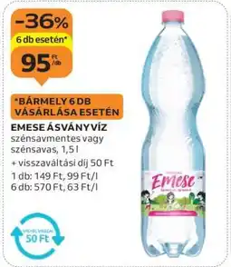 Auchan Emese ásványvíz ajánlat