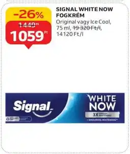 Auchan SIGNAL WHITE NOW FOGKRÉM ajánlat