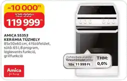 Auchan AMICA 55353 KERÁMIA TŰZHELY ajánlat