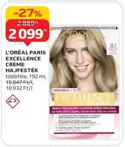 Auchan L'Oréal Paris Excellence Creme Hajfesték ajánlat