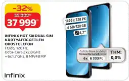 Auchan Infinix Hot 50i Dual SIM Kártyafüggetlen Okostelefon ajánlat