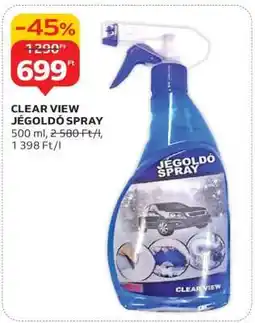 Auchan CLEAR VIEW JÉGOLDÓ SPRAY ajánlat