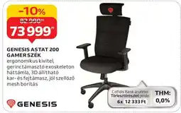 Auchan GENESIS ASTAT 200 GAMER SZÉK ajánlat