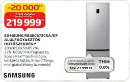 Auchan SAMSUNG RB38C672CSA/EF ALULFAGYASZTÓS HŰTŐSZEKRÉNY ajánlat