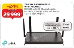Auchan TP-LINK ARCHER BE230 WI-FI7 ROUTER ajánlat