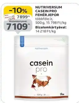 Auchan NUTRIVERSUM CASEIN PRO FEHÉR JEPOR ajánlat