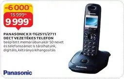 Auchan PANASONIC KX-TG2511/2711 DECT VEZETÉKES TELEFON ajánlat