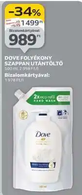 Auchan DOVE FOLYÉKONY SZAPPAN UTÁNTÖLTŐ ajánlat
