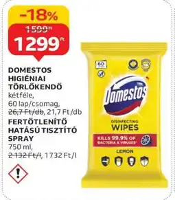 Auchan DOMESTOS HIGIÉNIAI TÖRLŐKENDŐ ajánlat