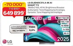 Auchan LG OLED65C51LA 4K AI SMART TV ajánlat