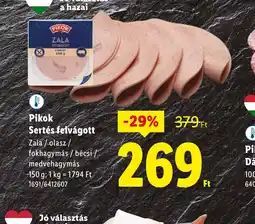 Lidl Pikok Sertés felvágott ajánlat
