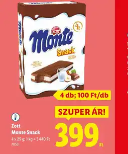 Lidl Zott Monte Snack ajánlat