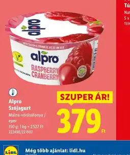 Lidl Alpro Szjajogurt ajánlat