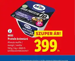 Lidl Milli Protein krémtúr ajánlat