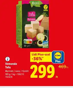 Lidl Vemondo Tofu ajánlat