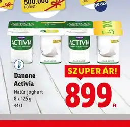 Lidl Danone Activia Natúr joghurt ajánlat