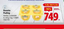 Lidl Danette Puding ajánlat