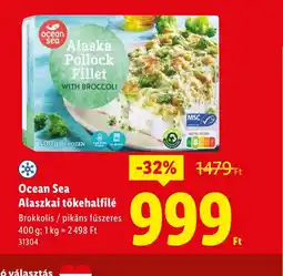 Lidl Ocean Sea Alaszkai tőkehalfilé ajánlat