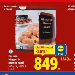 Lidl Culinea Mogyor-krémes nudli ajánlat