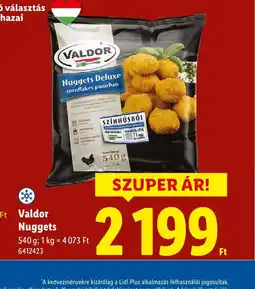 Lidl Valdor Nuggets ajánlat