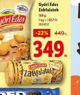 Lidl Győri Édes Zabfalatok ajánlat