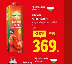 Lidl Solevita Paradicsomlé ajánlat