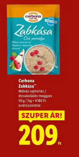Lidl Cerbona Zabkása ajánlat