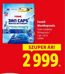 Lidl Formil Moskapszula ajánlat