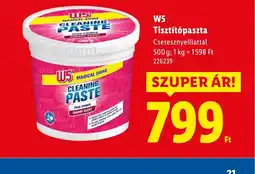 Lidl W5 Tisztítpaszta ajánlat