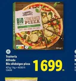 Lidl Trattoria Alfredo Bio zöldséges pizza ajánlat