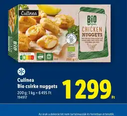 Lidl Culinea Bio csirke nuggets ajánlat
