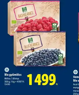 Lidl Bio gyümölcs ajánlat