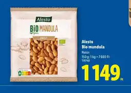 Lidl Alesto Bio mandula ajánlat